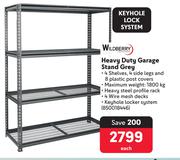 Wildberry Heavy Duty Garage Stand Grey