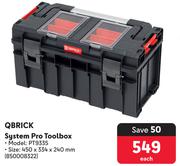 Qbrick System Pro Tool Box PT9335