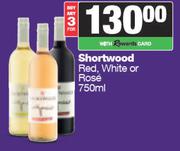 Shortwood Red, White Or Rose-For 3 x 750ml