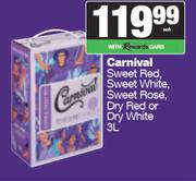 Carnival Sweet Red, White, Rose, Dry Red Or White-3L