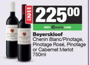 Beyerskloof Chenin/Pinotage ,Rose,Pinotage Or Cabernet Merlot-For 2 x 750ml
