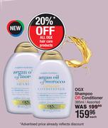 OGX Shampoo Or Conditioner Assorted-385ml Each
