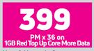 Huawei Nova Y61 Smartphone-On 1GB Red Top Up Core More Data