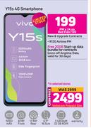 Vivo Y15s 4G Smartphone-On Red Flexi 130