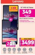  Lenovo 10" M10 4G Tablet-Each