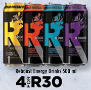 Reboost Energy Drinks-For 4 x 500 ml