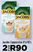 Jacobs Cappuccino 8's/10's Pack-For 2