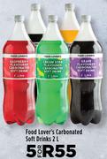 Food Lover's Carbonated Soft Drinks-For 5 x 2 Ltr