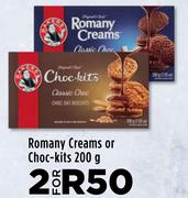 Romany Creams Or Choc-Kits-For 2 x 200g