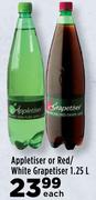 Appletiser Or Red/White Grapetiser 1.25 Ltr-Each