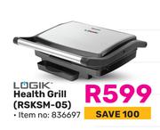 Logik Health Grill RSKSM-05