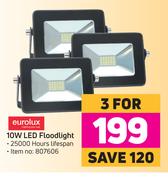 Eurolux 10W LED Floodlight-For 3