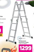 Mainstays Multipurpose Aluminium Ladder