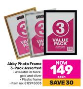 Abby Photo Frame 3-Pack Assorted-Each