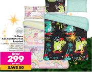 Always Home 3-Piece Kids Comforter Set Assorted-Per Set