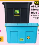 Addis 68Ltr Rough Tote Storage Box (Blue Or Black)-Each