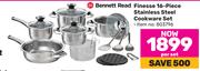 Bennett Read Finesse 16-Piece Stainless Steel Cookware Set-Per Set