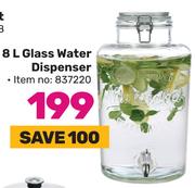 8Ltr Glass Water Dispenser