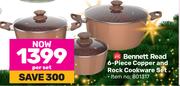 Bennett Read 6-Piece Copper And Rock Cookware Set-Per Set