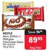 Netsle Aero, Kitkat Or Milkybar Chocolate Slabs 135g/150g-For Any 3