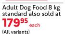 Bobtail Adult Dog Food (Standard)-8kg Each