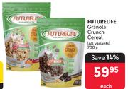 Future Life Granola Crunch Cereal-700g Each