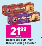 Bakers Eet-Sum-Mor Biscuits Assorted-200g Each