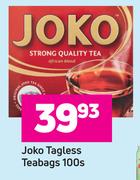 Joko Tagless Teabags-100's Pack