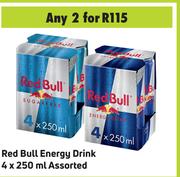 Red Bull Energy Drink Assorted-For Any 2 x 4 x 250ml