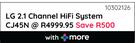 LG 2.1 Channel HiFi System CJ45N 10302126