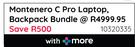 Packard Bell Montenero C Pro Laptop, Backpack Bundle 10320335