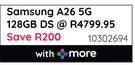 Samsung Galaxy A26 128GB DS Smartphone 10302694