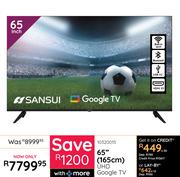 Sansui 65" (165cm) UHD Google TV 10320015
