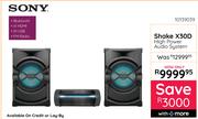 Sony Shake X30D High Power Audio System 10139039