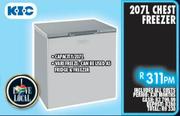 KIC 207L Chest Freezer 