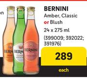 Bernini Amber, Classic Or Brush-24 x 275ml Each