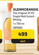 Glenmorangie The Original 10 YO Single Malt Scotch Whisky-750ml