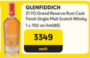Glenfiddich 21 YO Grand Reserve Rum Cask Finish Single Malt Scotch Whisky-750ml