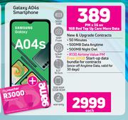 Samsung Galaxy A04s Smartphone-On 1GB Red Top Up Core More Data