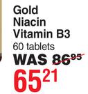 Dis-Chem Gold Niacin Vitamin B3 60 Tablets