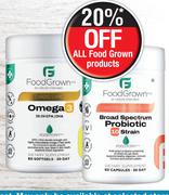 Food Grown Omega 3 60 Softgels