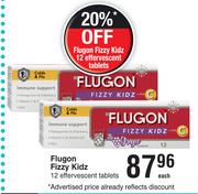 Flugon Fizzy Kids 12 Effervescent Tablets-Each