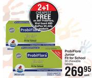 Probi Flora Junior Fit For School 30 Chewable Tablets-Each