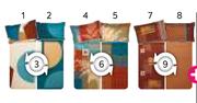 Lisbon Basic 9 Piece Duvet Set (Double)