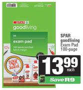 Spar Good Living Exam Pad 100 Page