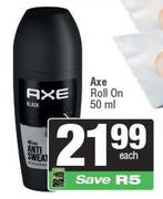 Axe Roll On-50ml Each