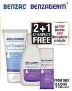 Benzac & Benzaderm Products-Each