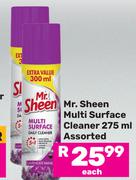 Mr Sheen Multi Surface Cleaner Assorted-275ml Each
