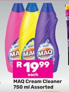 Maq Cream Cleaner Assorted-750ml