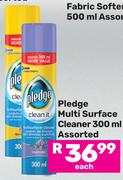Pledge Multi Surface Cleaner Assorted-300ml Each